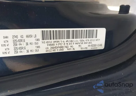 2008 Chrysler Town & Country Touring из США, поврежденный, VIN 2A8HR54P48R817463